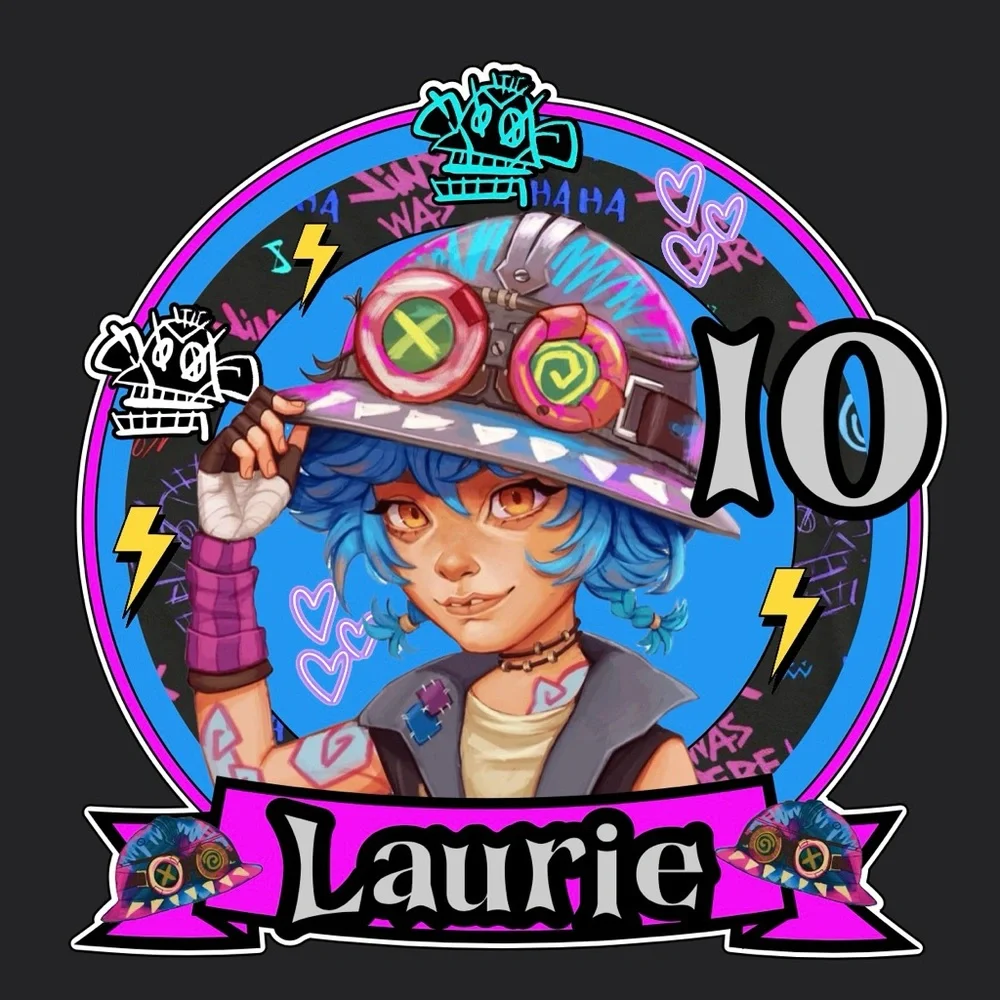 Colorful Graphic Art Sticker